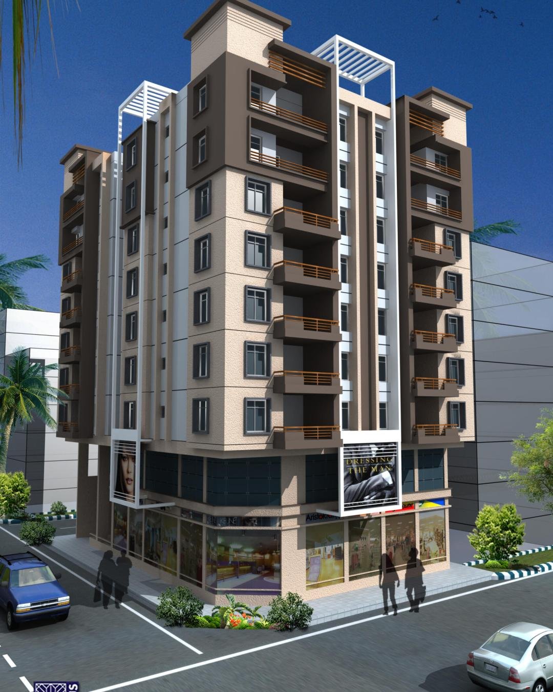 AMEENA TOWER Ground + 8 under construction